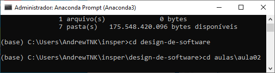 Podemos usar o comando <code>cd</code> com um caminho mais longo