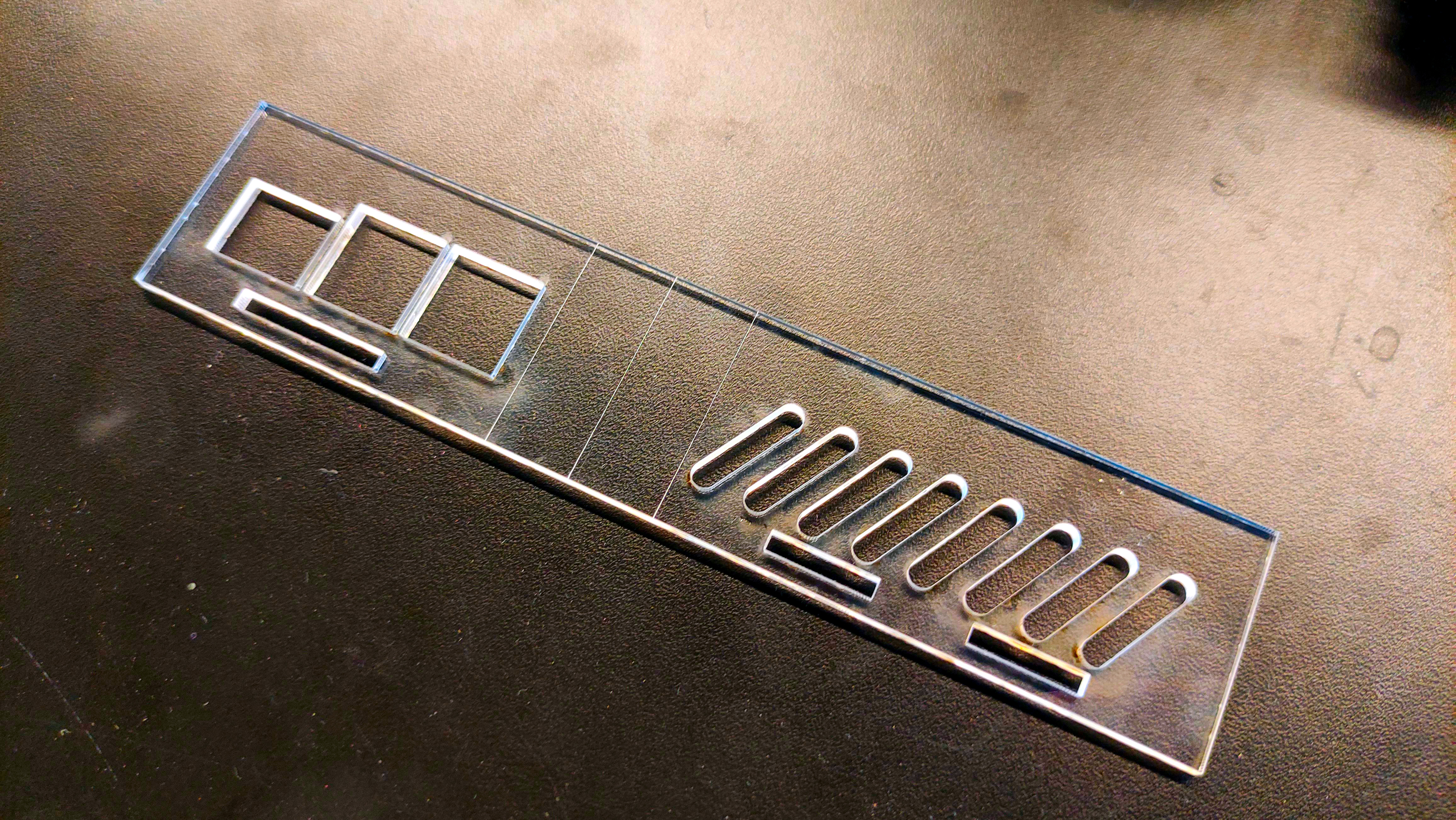 Laser Cutted Front Drawer Part